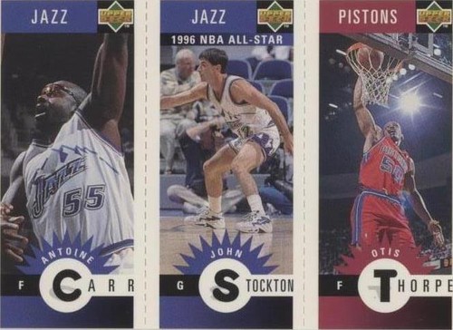 1996-97 Upper Deck Collector's Choice - Otis Thorpe/John Stockton/Antoine Carr #M115-174-172