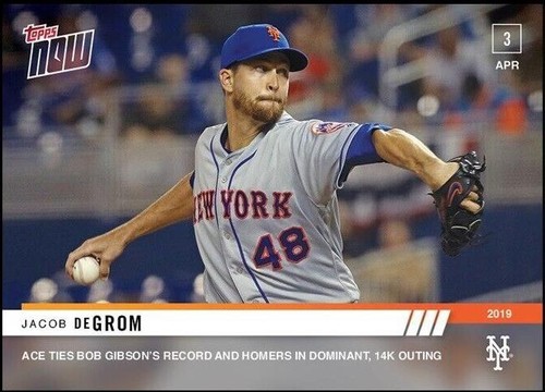 2019 Topps Now - Jacob deGrom #40