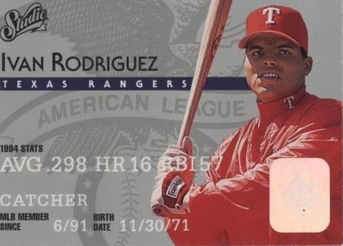 1995 Studio - Ivan Rodriguez #117