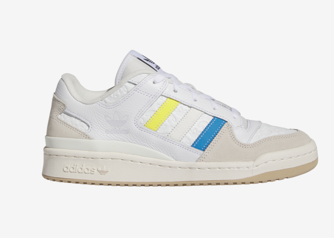 国内配送 adidas FORUM LOW CL OFF WHITE/SILVER/LEGE adidas Forum Low CL Shoes - White | Free Shipping with