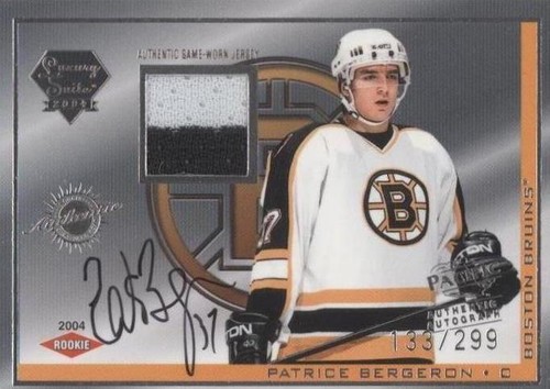 2003-04 Pacific Luxury Suite - Patrice Bergeron #82