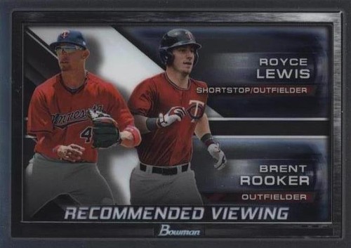 2017 Bowman Draft - Brent Rooker Royce Lewis #RV-MIN