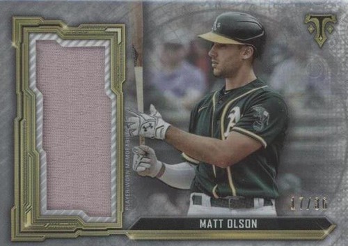 2020 Topps Triple Threads - Matt Olson #SJR-MO