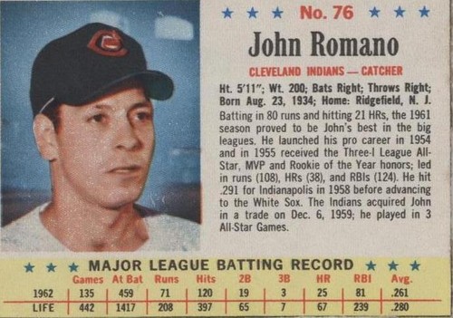 1963 Post - Johnny Romano #76