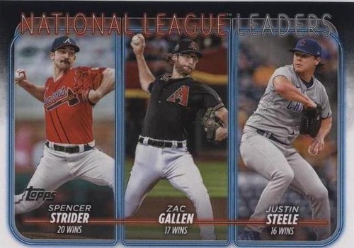2024 Topps Series 1 - Justin Steele Spencer Strider Zac Gallen #309