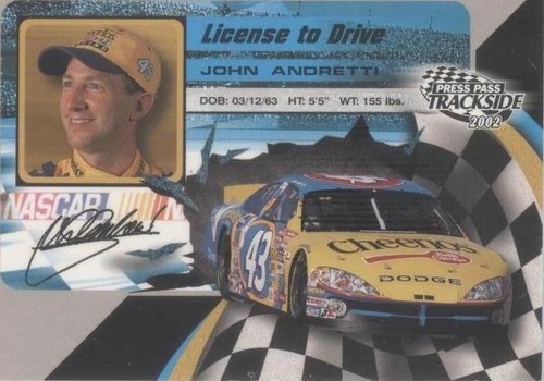 2002 Press Pass Trackside - John Andretti #LD 1