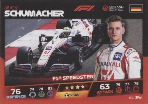 Mick Schumacher シューマッハ F1 ルーキーカード　399枚限定 2023 Topps Chrome Formula 1 F1 Mick Schumacher Purple 83/399