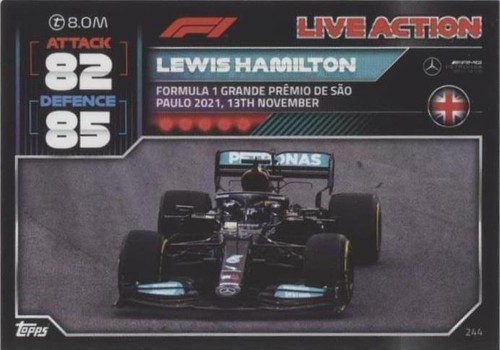 2022 Topps F1 Turbo Attax - Lewis Hamilton #244