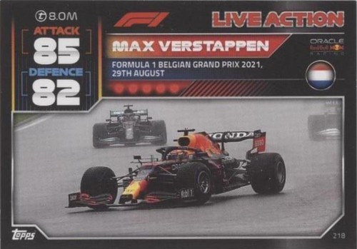2022 Topps F1 Turbo Attax - Max Verstappen #218