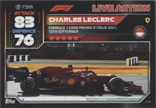2022 Topps F1 Turbo Attax - Charles Leclerc #228