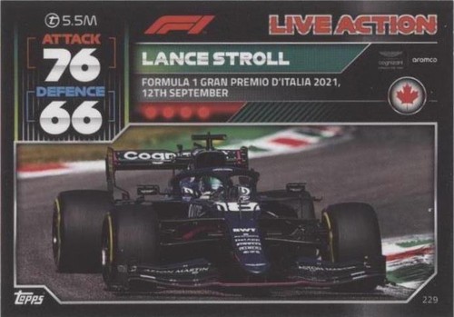 2022 Topps F1 Turbo Attax - Lance Stroll #229
