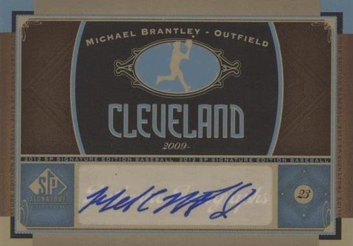 2012 SP Signature Edition - Michael Brantley #CLV 10