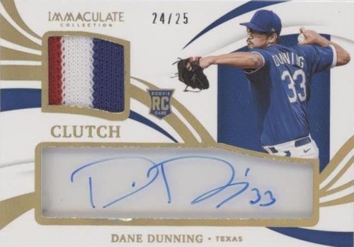 2021 Panini Immaculate Collection - Dane Dunning #CCR-DD