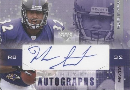 2003 Upper Deck Finite Musa Smith #FA-MS