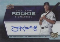 2008 Upper Deck Spectrum - Joe Koshansky #122