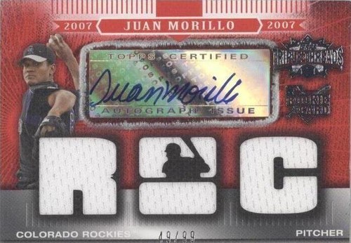 2007 Topps Triple Threads - Juan Morillo #180