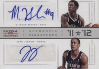 2012-13 Panini National Treasures - MarShon Brooks/John Jenkins #29