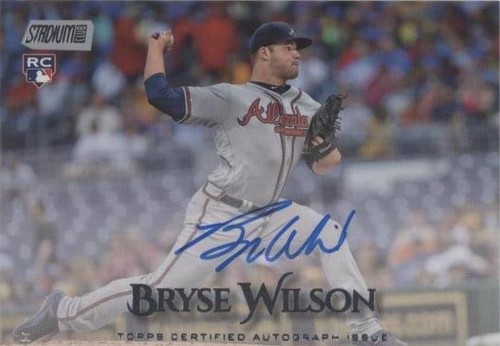 2019 Topps Stadium Club - Bryse Wilson #SCA-BW