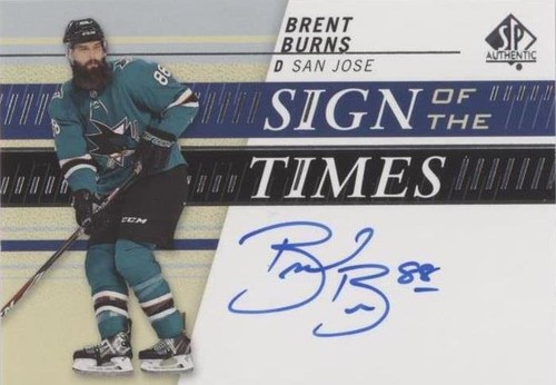 2019-20 SP Authentic - Brent Burns #SOTT-BU