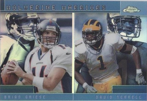 2001 Topps Chrome Brian Griese David Terrell #TC7