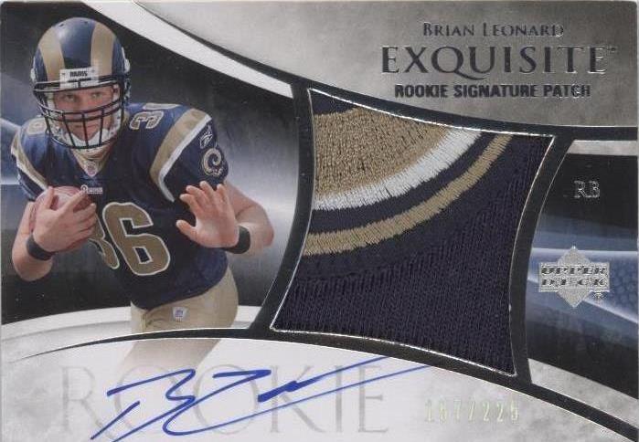 2007 Upper Deck Exquisite Collection Brian Leonard #116
