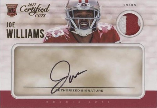 2017 Panini Certified Cuts Joe Williams #231