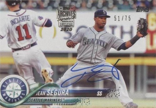 2020 Topps Archives Signature Series - Jean Segura #18T-144