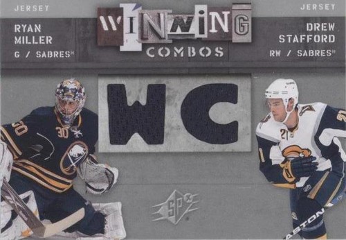 2009-10 SPx - Drew Stafford Ryan Miller #WC-RD