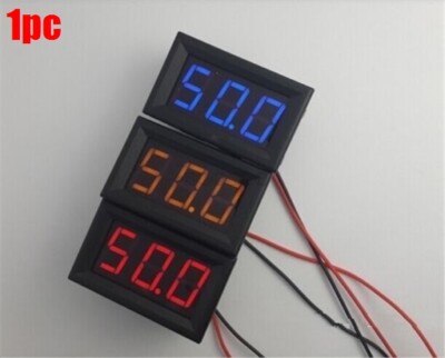 Electric Motorcycle Voltage Tester Dc 7-150V Blue Led Digital Panel Volt Mete qc