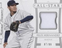 2015 Panini National Treasures - Félix Hernández #4