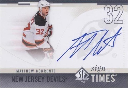 2010-11 SP Authentic - Matthew Corrente #SOT-MC