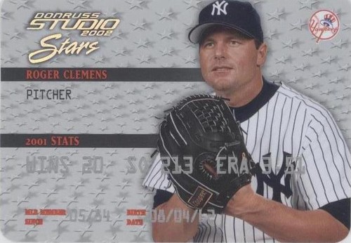 2002 Donruss Studio - Roger Clemens #SS-48