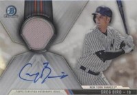 2017 Bowman Chrome - Greg Bird #CAR-GB