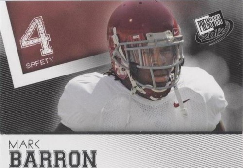 2012 Press Pass Mark Barron #2