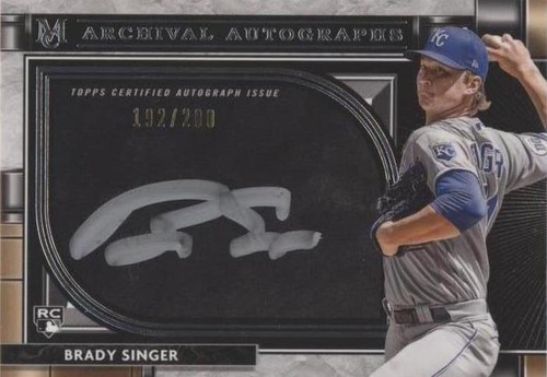2021 Topps Museum Collection - Brady Singer #AA-BS