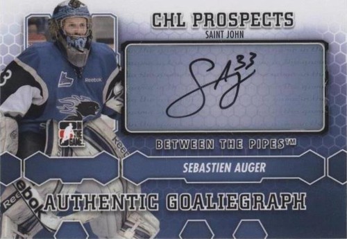 2012-13 In the Game Between the Pipes - Sebastien Auger #A-SA