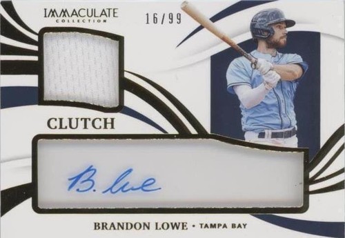 2021 Panini Immaculate Collection - Brandon Lowe #CCM-BL