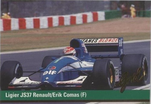 1992 Grid Motorcard Formula 1 - Erik Comas #25