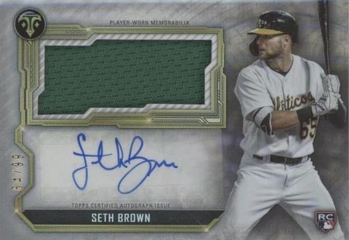 2020 Topps Triple Threads - Seth Brown #ASJR-SB