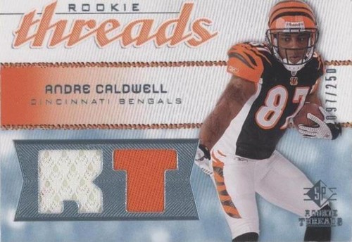2008 SP Rookie Threads Andre Caldwell #RT-AC