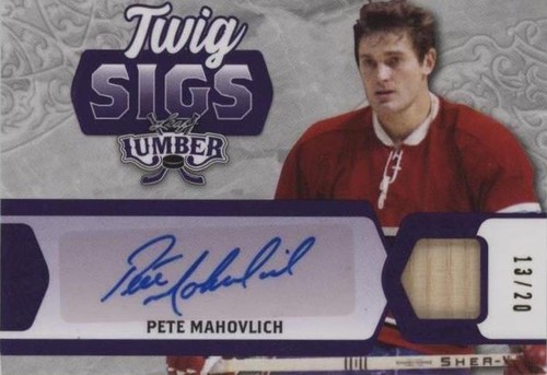 2021-22 Leaf Lumber - Pete Mahovlich #TS-PM1
