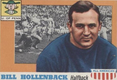 1955 Topps All American Bill Hollenback #96