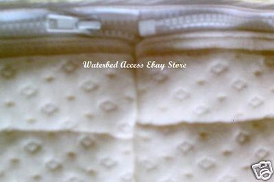 Organic Bamboo Zipper Cover For a Queen Size Softside Waterbed Mattress