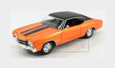 Chevrolet Chevelle Ss 454 Coupe 1971 Orange Met Matt Black MAISTO 1:18 MI31890OR