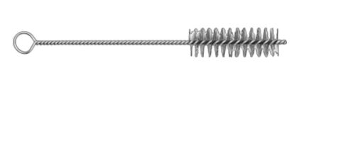 SS Twisted Wire Bristle Brush 7" Long x 3/16" Diam x 1.5" Brush NEW! Choose Qty!