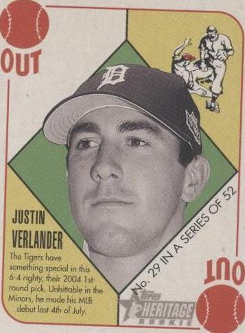 2005 Bowman Heritage - Justin Verlander #29