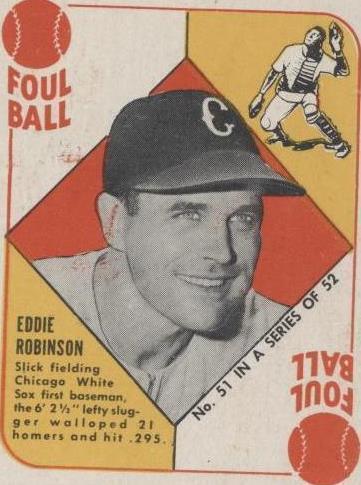 1951 Topps - Eddie Robinson #51