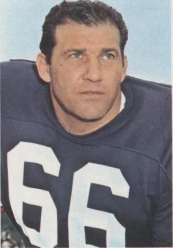 1972 The Wonderful World of Pro Football USA Player Stamps Gene Hickerson #78