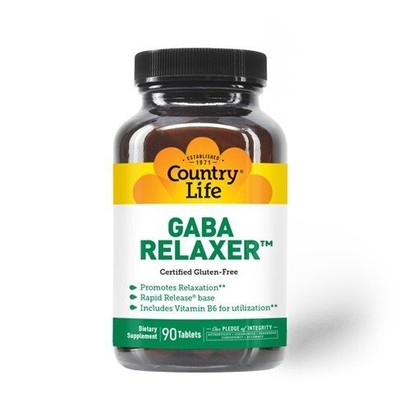 Country Life GABA Relaxer с таблеткой B6 90