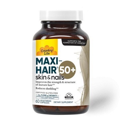Country Life MAXI-ДЛЯ ВОЛОС 50+ кожи и ногтей 60 капсул